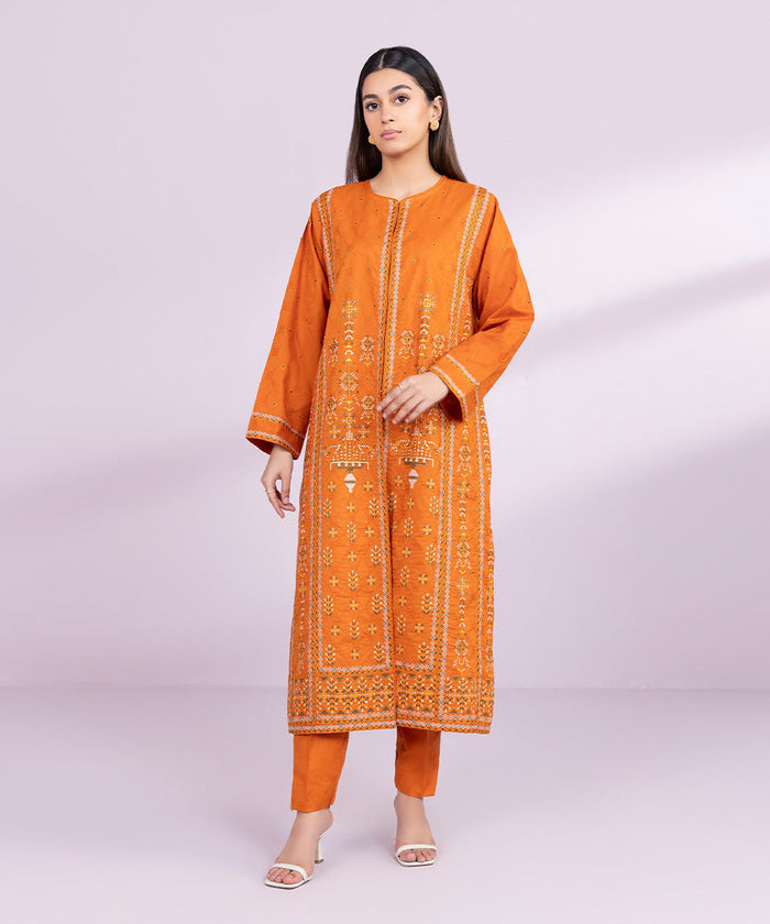 sapphire orange dress Explore the Sapphire Eid Collection 2023