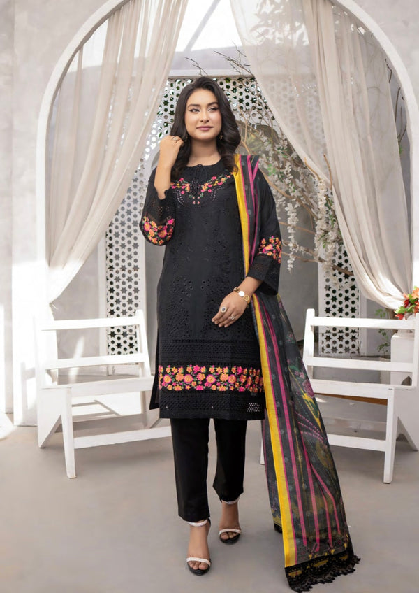 MUNIRA | Embroidered Cotton Ready To Wear | MSL02