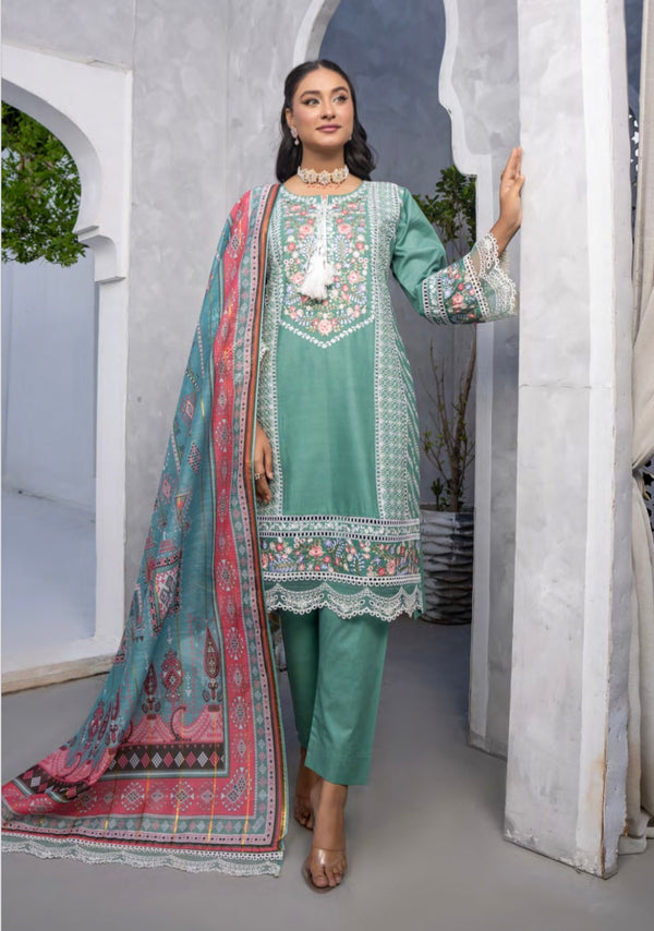 MUNIRA | Embroidered Cotton Ready To Wear | MSL05