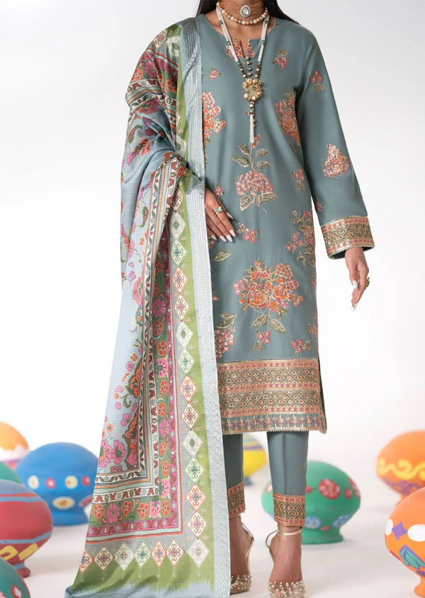 ‘Pas-E-Parda’ | Luxury Embroidered Cotton Readymade | HT194