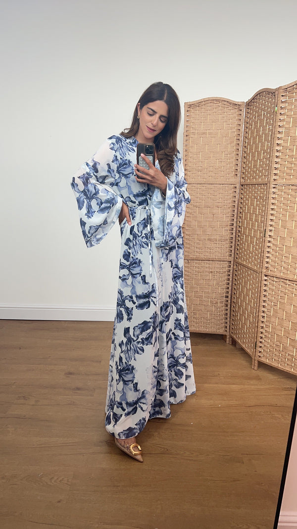 Hana dress blue