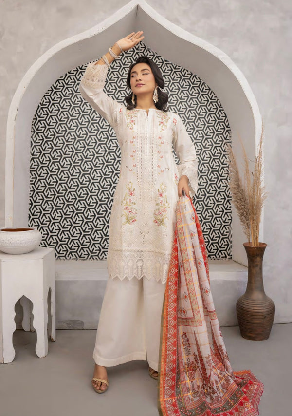 MUNIRA | Embroidered Cotton Ready To Wear | MSL01