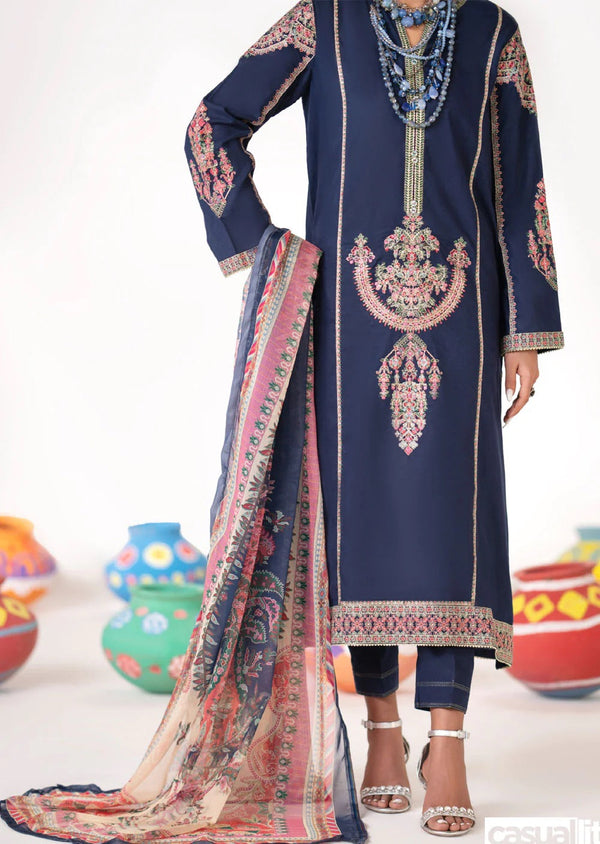 ‘Pas-E-Parda’ | Luxury Embroidered Cotton Readymade | HT191