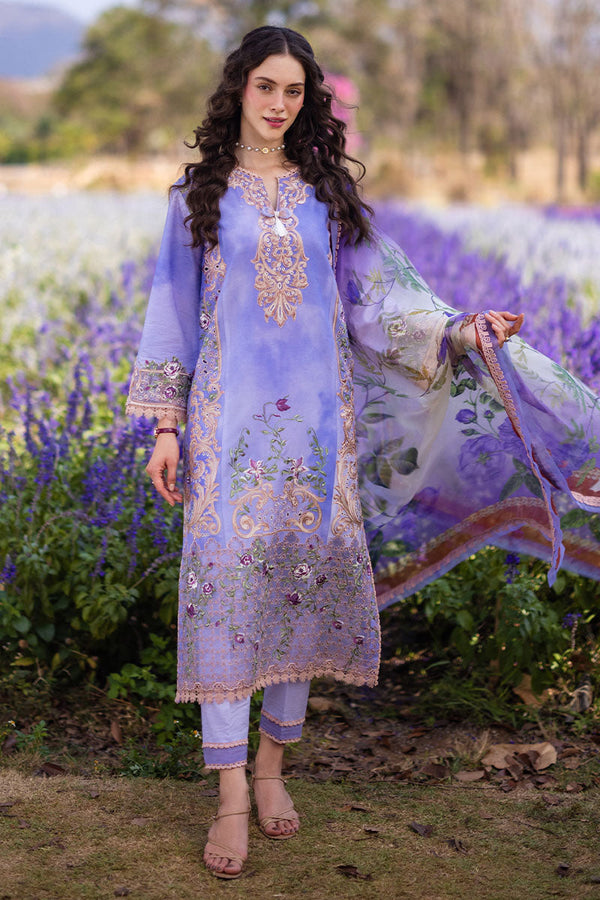 Mushq Lawn suit PURPLE EMPEROR