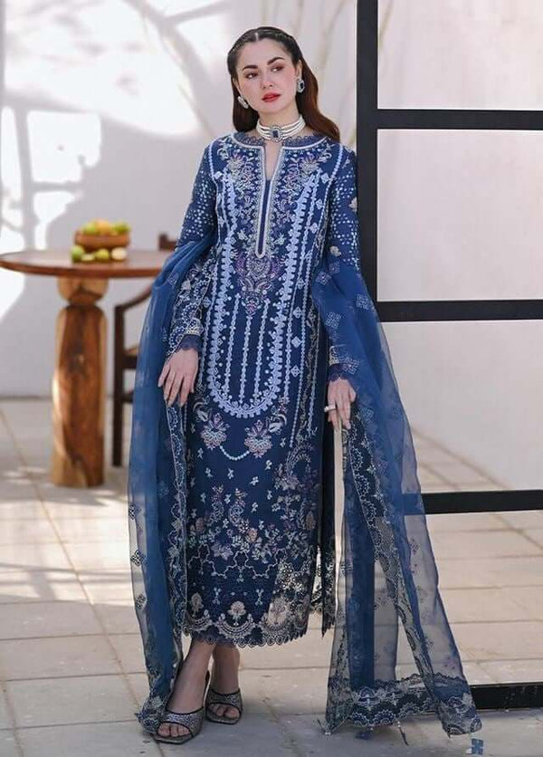 3 Piece Unstitched Heavy Embroidered Lawn Suit