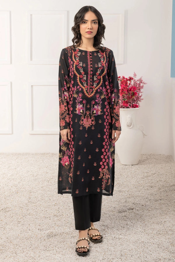 Lawn Black Kurti - Limelight Summer Collection
