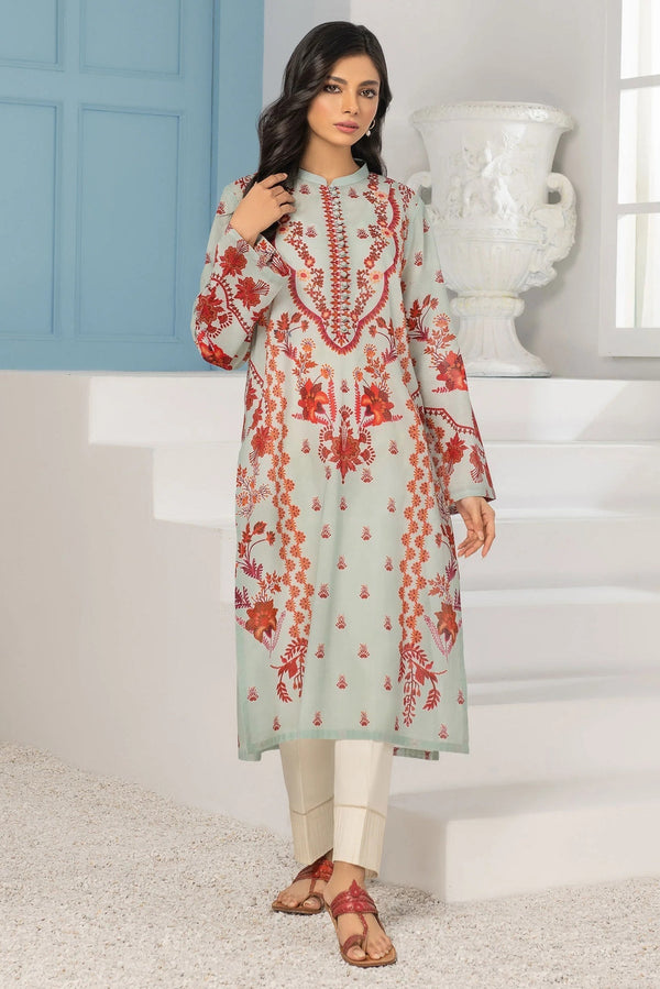 Lawn Ice Blue Kurti - Limelight Summer Collection