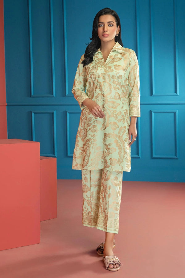 Lawn Mint Kurti - Limelight Summer Collection