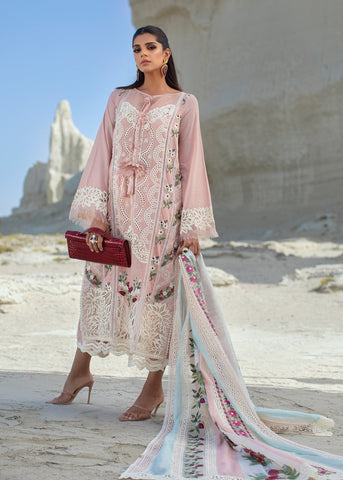 CRIMSON BY SAIRA SHAKIRA | Jewel by the Beach-Eclectic Breeze - 4A -Sorbet Pink