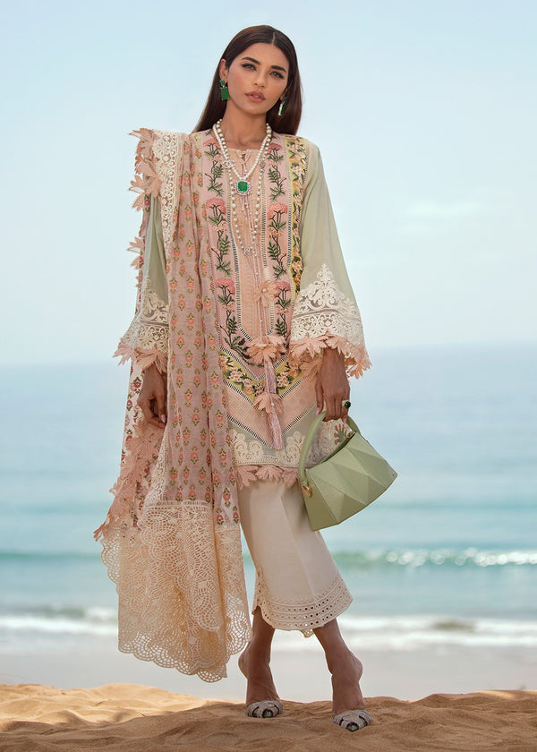 CRIMSON BY SAIRA SHAKIRA | Jewel by the Beach-Eclectic Breeze - 4A - Sorbet Pink