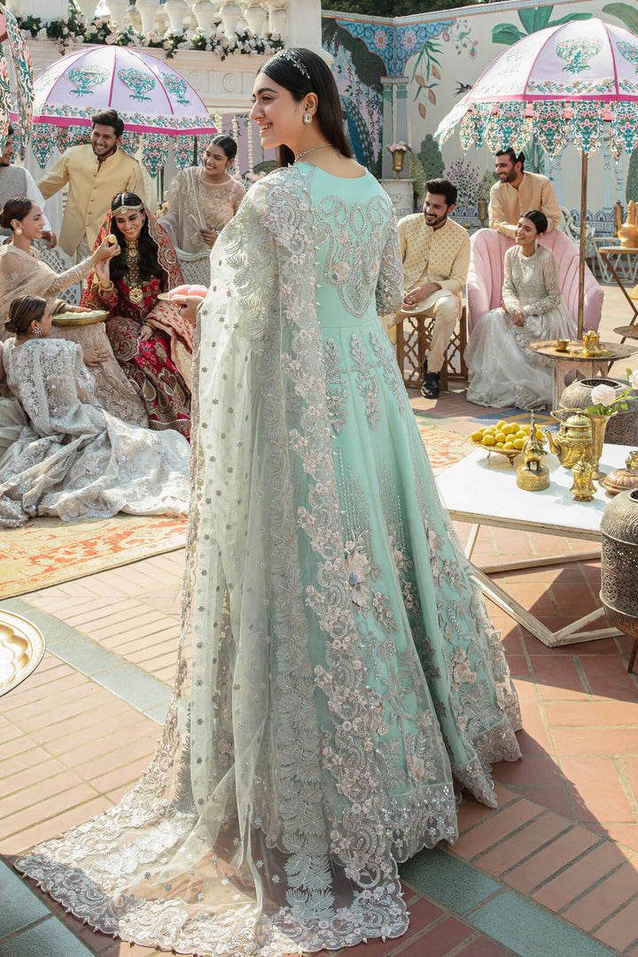 Imrozia Embroidered Net 3 Piece suit SB-09 ARWAH Clothingam