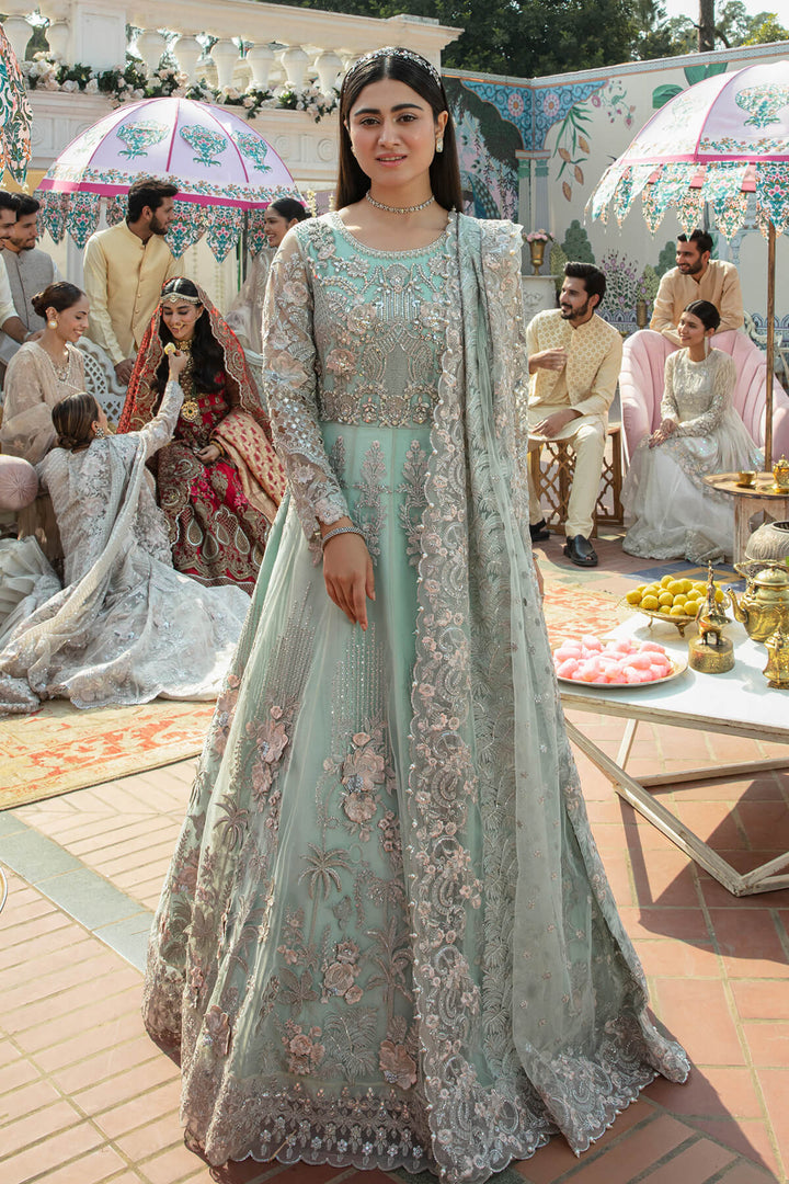 Imrozia Embroidered Net 3 Piece suit SB-09 ARWAH Clothingam