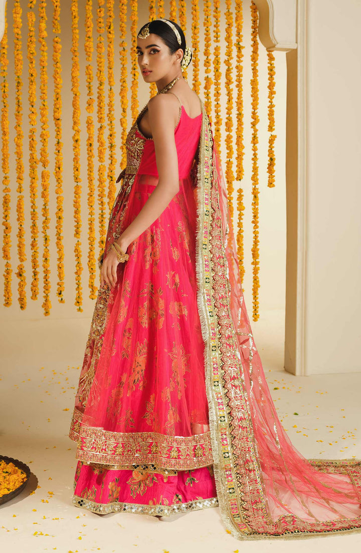 Maryam N Maria Embroidered Net 3 piece suit Surai SFF-0002 Clothingam