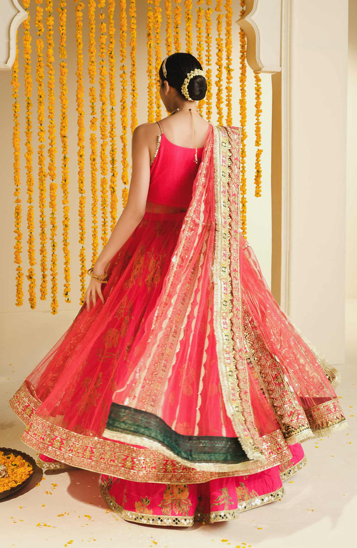 Maryam N Maria Embroidered Net 3 piece suit Surai SFF-0002 Clothingam