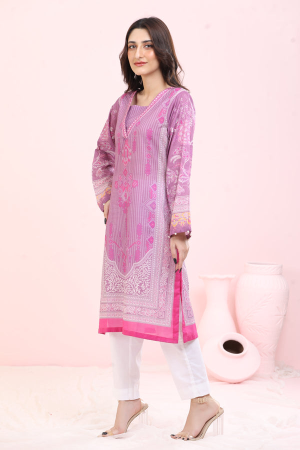 Lawn Pink Kurti - Limelight Summer Collection
